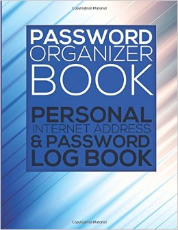 password organizer notebook